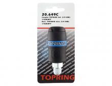 Topring 20.649C - Raccord rapide 1/4 industriel en composite 1/4 (M) NPT