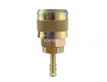 Topring 20.764 - Raccord rapide 1/4 industriel en laiton avec barbillon pour tuyau 3/8 (multiple de 10)