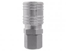 Topring 20.846.50 - Raccord rapide 1/4 industriel en acier inoxydable 1/4 (F) NPT (multiple de 50)
