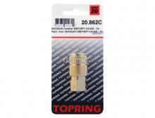 Topring 20.862C - Raccord rapide 1/4 industriel en acier 3/8 (F) NPT
