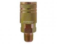 Topring 20.962.100 - Raccord rapide 1/4 industriel en acier 3/8 (M) NPT (multiple de 100)