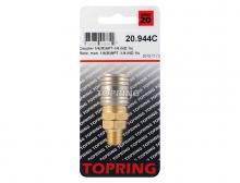 Topring 20.944C - Raccord rapide 1/4 industriel en laiton 1/4 (M) NPT