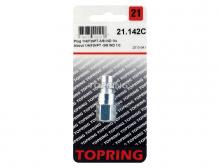 Topring 21.142C - Embout 3/8 industriel en acier 1/4 (F) NPT