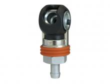 Topring 21.587 - Raccord rapide 3/8 industriel en acier avec barbillon pour tuyau 1/2