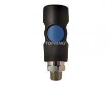 Topring 21.675 - Raccord rapide 3/8 industriel en composite 1/2 (M) NPT