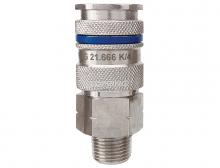 Topring 21.666 - Raccord rapide 3/8 industriel en laiton 3/8 (M) NPT