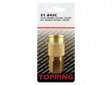 Topring 21.842C - Raccord rapide 3/8 industriel en acier 1/4 (F) NPT