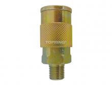 Topring 21.982 - Raccord rapide 3/8 industriel en acier 1/2 (M) NPT (multiple de 5)