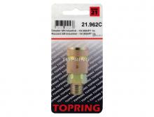 Topring 21.962C - Raccord rapide 3/8 industriel en acier 3/8 (M) NPT