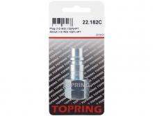 Topring 22.182C - Embout 1/2 industriel en acier 1/2 (F) NPT