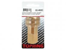 Topring 22.482C - Raccord rapide 1/2 industriel en laiton 1/2 (F) NPT