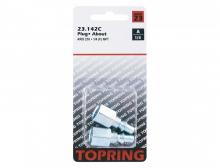 Topring 23.142C - Embout 1/4 Aro 210 en acier 1/4 (F) NPT (2 unités)