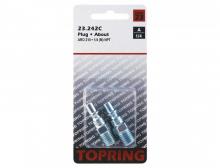 Topring 23.242C - Embout 1/4 Aro 210 en acier 1/4 (M) NPT (multiple de 2)