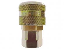 Topring 23.464 - Raccord rapide 1/4 Aro 210 en laiton 3/8 (F) NPT (multiple de 10)