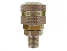 Topring 23.644.100 - Raccord rapide 1/4 Aro 210 en laiton 1/4 (M) NPT (multiple de 100)