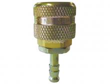 Topring 23.764 - Raccord rapide 1/4 Aro 210 en laiton avec barbillon pour tuyau 3/8 (multiple de 10)