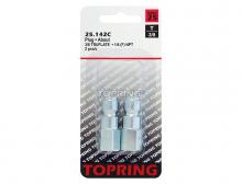 Topring 25.142C - Embout 3/8 Truflate en acier 1/4 (F) NPT (multiple de 2)