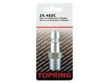 Topring 25.482C - Embout 1/2 Truflate en acier 1/2 (M) NPT