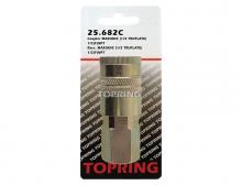 Topring 25.682C - Raccord rapide 1/2 Truflate en acier 1/2 (F) NPT