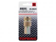 Topring 25.862C - Raccord rapide 3/8 Truflate en acier 3/8 (F) NPT