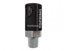 Topring 30.877 - Raccord rapide 6 mm St?¤ubli en aluminium 1/4 (M) NP