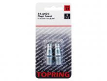 Topring 31.642C - Embout 7.8 mm Ultraflo en acier 1/4 (M) NPT (multiple de 2)