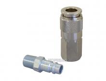Topring 31.731C - Ensemble 7.8 mm Ultraflo avec raccord rapide en acier 1/4 (F) NPT et 1 embout