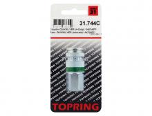 Topring 31.744C - Raccord rapide 7.8 mm Ultraflo en acier 1/4 (F) NPT