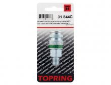 Topring 31.844C - Raccord rapide 7.8 mm Ultraflo en acier 1/4 (M) NPT