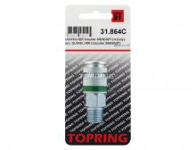 Topring 31.864C - Raccord rapide 7.8 mm Ultraflo en acier 3/8 (M) NPT