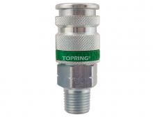 Topring 31.884 - Raccord rapide 7.8 mm Ultraflo en acier 1/2 (M) NPT