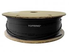 Topring 33.350.01 - Tube noir en nylon et polyur?Šthane 1/2 D.E. de 330 pied