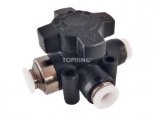 Topring 40.99 - Robinet 3 voies 1/4 x 1/4 TOPFIT