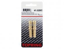 Topring 41.520C - Union en laiton avec barbillon 5/16 (multiple de 2)