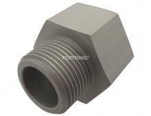 Topring 41.93 - Adaptateur 1/2(M)BSPT x 1/2(F)NPT alu