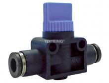 Topring 44.075 - Valve miniature 3 voies union autobloquant 1/2 po