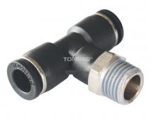 Topring 46.68 - Jonct. (M) "T" piv. 10mm x 1/4(M)BSPT MAXFIT