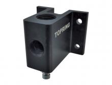 Topring 47.606 - Distributeur mural en aluminium 1/2 (F) BSPP avec 1 sortie 3/8 (F) NPT