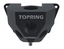 Topring 47.636 - Distributeur en aluminium 3/4 (F) NPT avec 3 sorties 1/2 (F) NPT