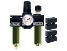 Topring 50.522 - F+R+L 1/4 MINI manuel Zinc+transp
