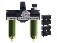 Topring 50.532 - F+R+L 3/8 MEDIUM manuel Zinc+transp
