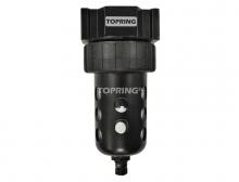 Topring 52.120.05 - Filtre 5 microns avec bol en polycarbonate 1/4 (F) NPT S52