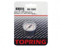 Topring 55.120C - Manomètre à sec en acier 1-1/2 po 0 à 160 PSI