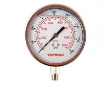 Topring 55.93 - Manomètre gly. 4" - 1/4NPT LM 0-200 inox