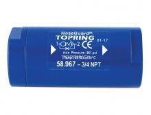 Topring 58.967 - Soupape anti-coups de fouet en aluminium 127 SCFM 3/4 (F) à 3/4 (F) NPT