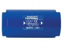 Topring 58.972 - Soupape anti-coups de fouet en aluminium 163 SCFM 1 (F) à 1 (F) NPT