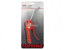 Topring 60.389C - Soufflette sécuritaire silencieuse 1/4 NPT avec tube 8 mm x 10 cm