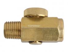 Topring 62.101 - Valve de contrôle de débit en laiton 1/4 (F-M) NPT