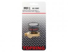 Topring 62.105C - Valve de contrôle de débit en laiton 0 à 160 PSI 1/4 (F-M) NPT