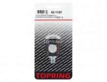 Topring 62.112C - Lubrificateur en aluminium pour outil à air 1/4 (F) à 1/4 (M) NPT